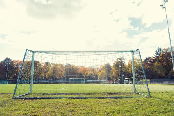 Gol de fútbol en el campo —  Fotos de Stock