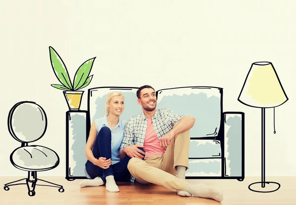 Feliz pareja de hombre y mujer — Foto de Stock