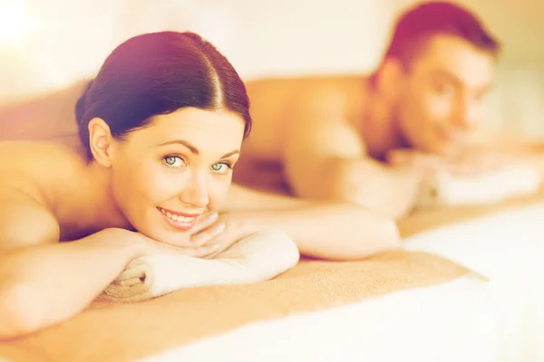 Couple in spa — Stock Photo, Image