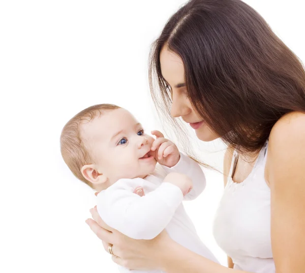 Madre feliz con el bebé —  Fotos de Stock