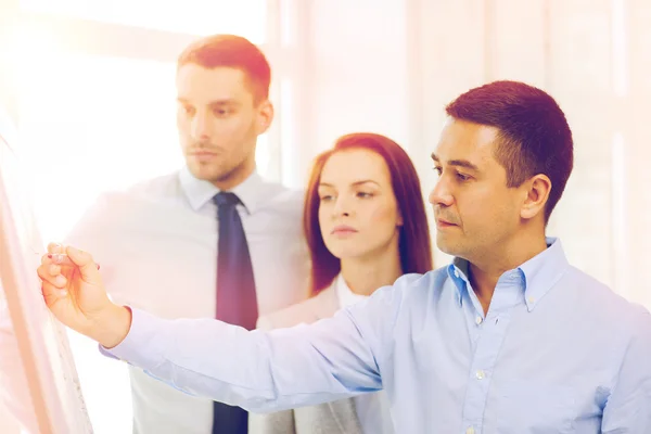 Zakelijke team bespreken iets in office — Stockfoto