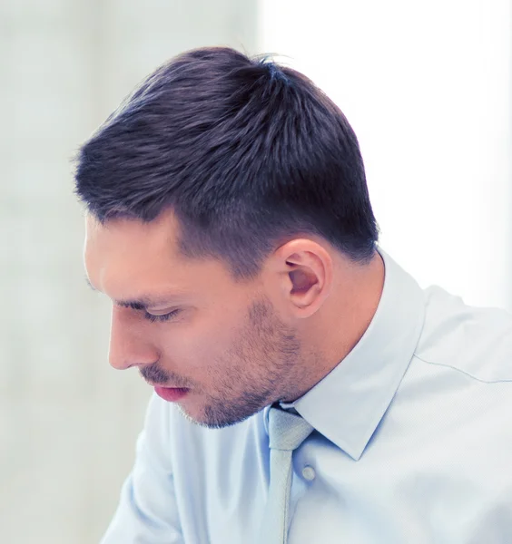 Zakenman in functie — Stockfoto