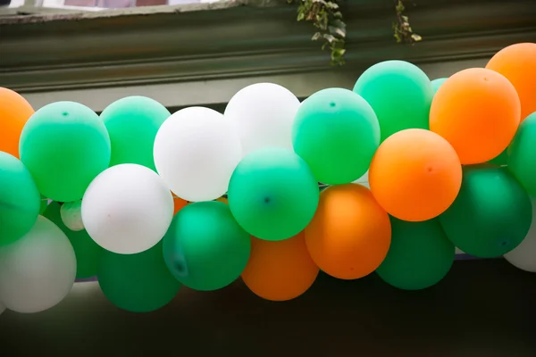 Nahaufnahme von Ballons Girlanden Dekoration — Stockfoto
