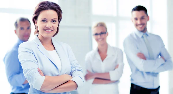 Zakenvrouw in office — Stockfoto