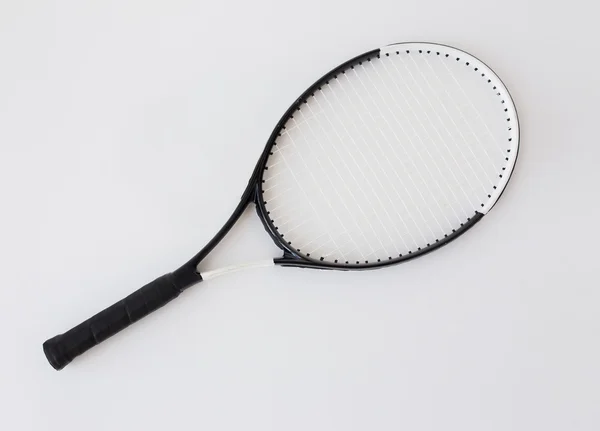 Primer plano de la raqueta de tenis — Foto de Stock