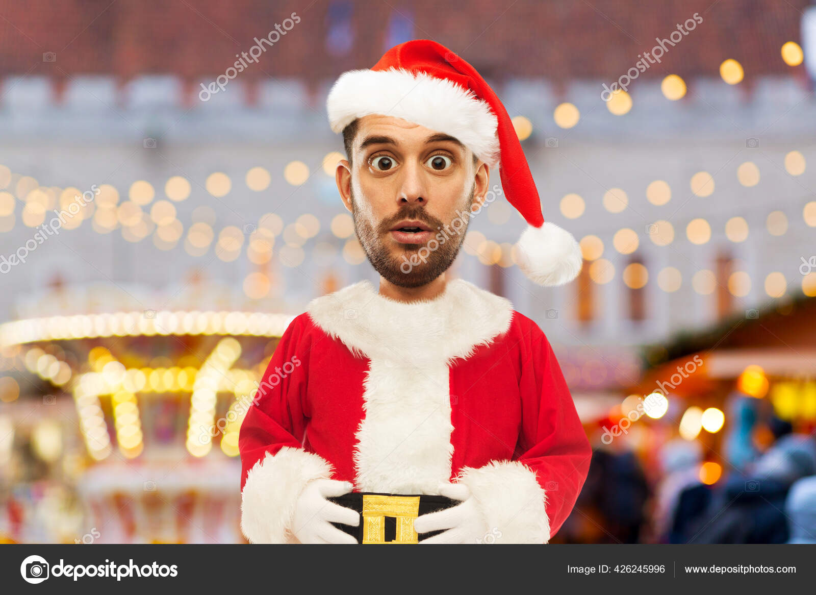 Big man shop santa suit