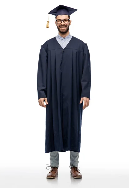 Havan kurulu ve bekarlığa veda elbisesi içinde yüksek lisans öğrencisi. — Stok fotoğraf