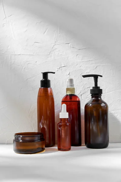 Doğal kozmetik ürünleri ve vücut bakım ürünleri — Stok fotoğraf
