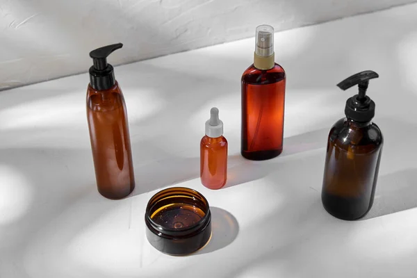 Cosmétiques naturels et produits de soins du corps — Photo