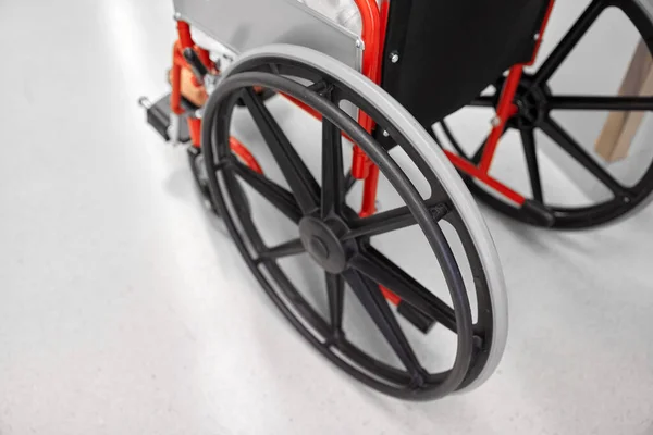 Patient in wheelchair at hospital or nursing home — Stock Photo, Image