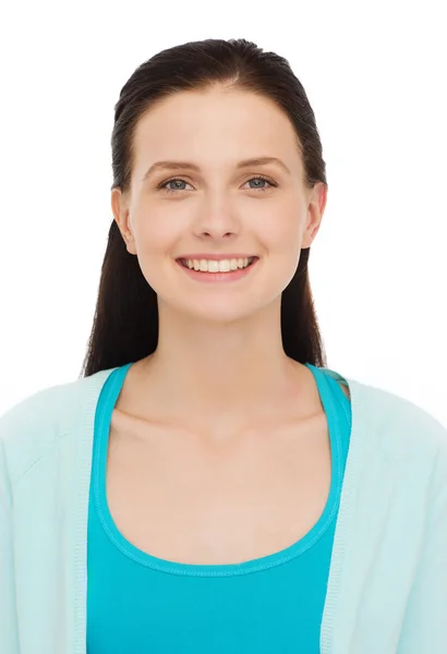 Smiling teenage girl in casual clothes — Stock Photo, Image