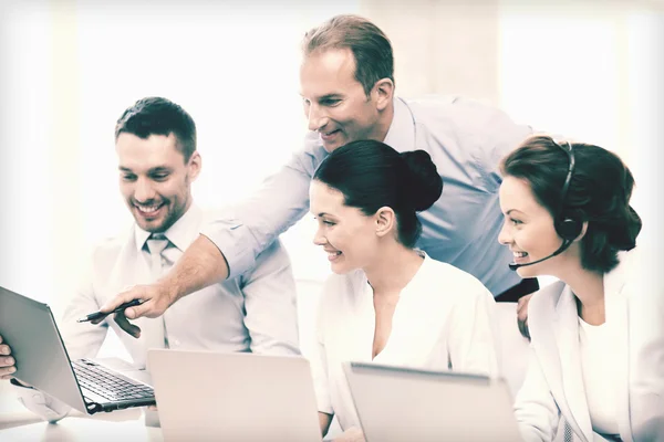 Group of people working in call center — Stock Photo, Image