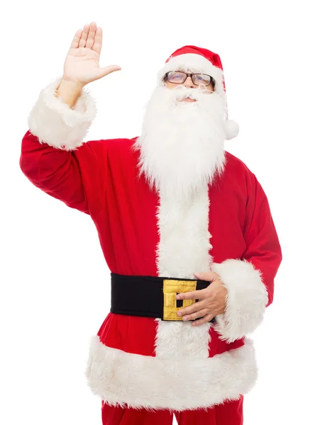 Mann im Kostüm des Weihnachtsmannes — Stockfoto