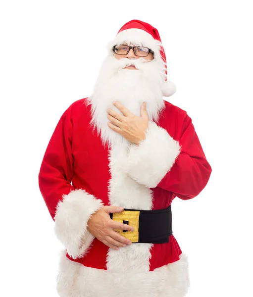 Man in costume of santa claus — Stock Photo, Image