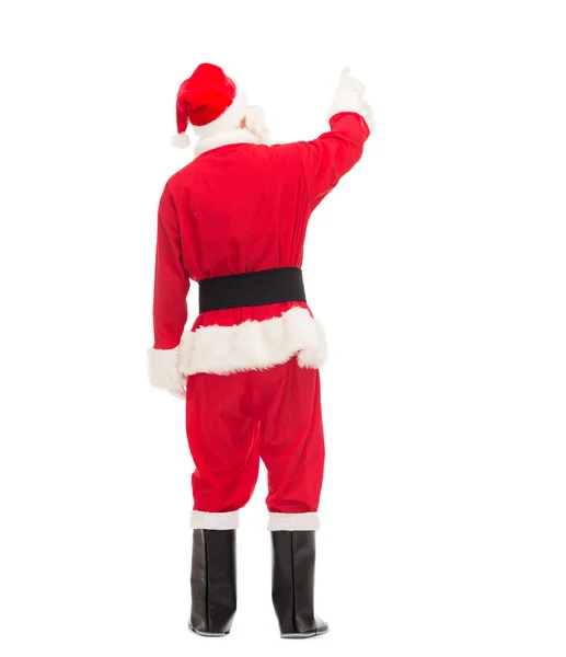 Mężczyzna w stroju Świętego Mikołaja — Zdjęcie stockowe