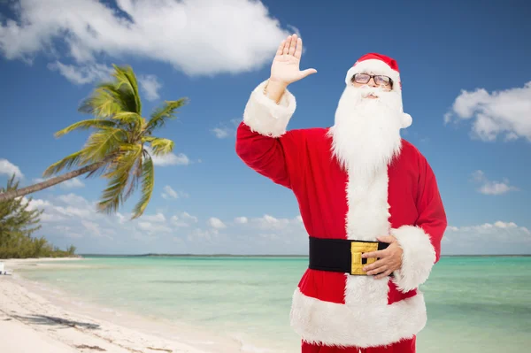 Man in costume of santa claus — Stock Photo, Image