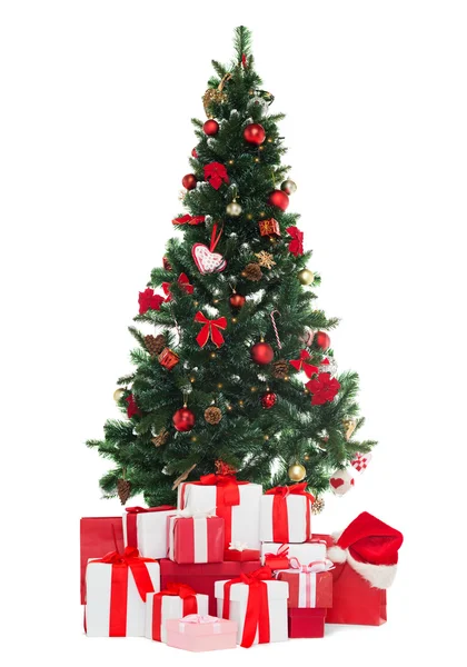 Рождественская елка и подарки Стоковое Фото