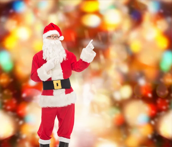 Man in costume of santa claus — Stock Photo, Image