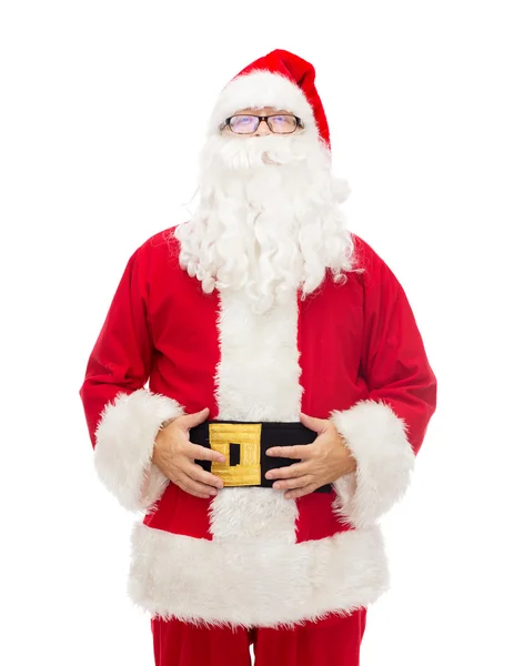 Uomo in costume di Babbo Natale — Foto Stock