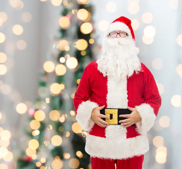 Людина в костюмі Санта Клауса Ліцензійні Стокові Зображення