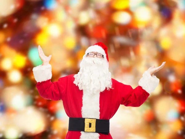 Uomo in costume di Babbo Natale — Foto Stock