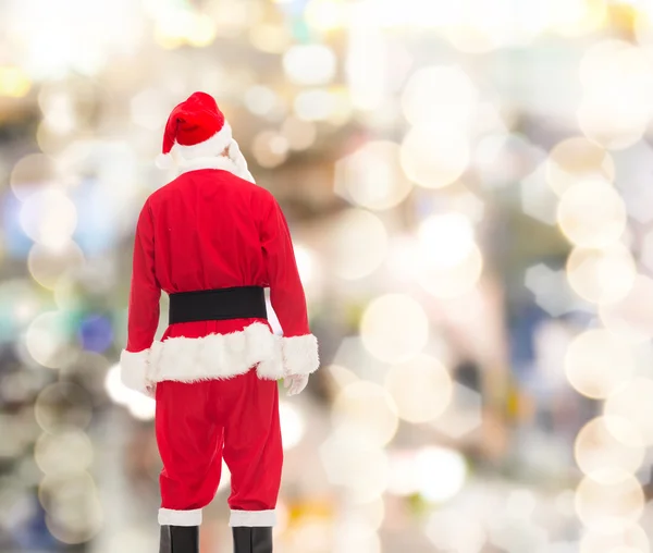 Hombre disfrazado de santa claus — Foto de Stock