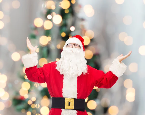 Hombre disfrazado de santa claus — Foto de Stock