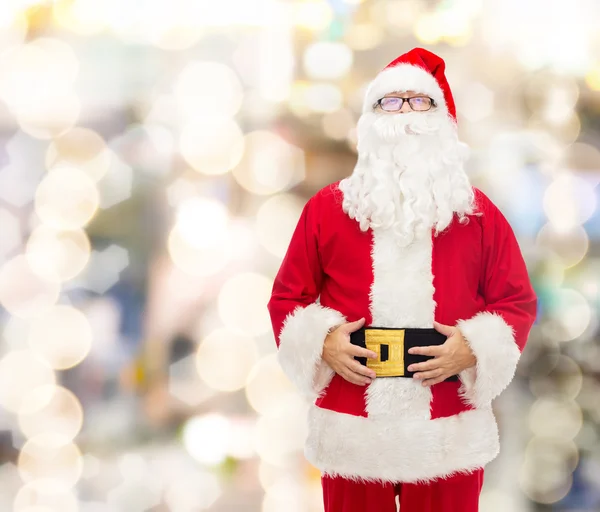 Uomo in costume di Babbo Natale — Foto Stock