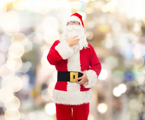 Man in kostuum van santa claus — Stockfoto