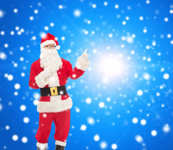 Man in costume of santa claus — Stock Photo, Image