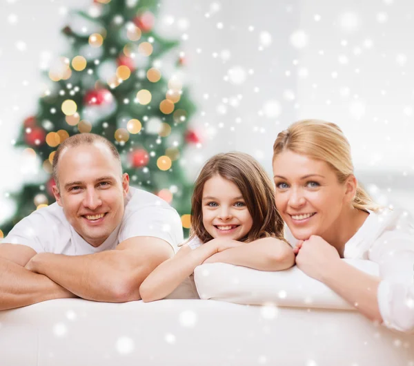 Família feliz em casa Imagem De Stock