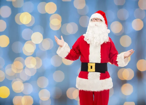 Hombre disfrazado de santa claus —  Fotos de Stock