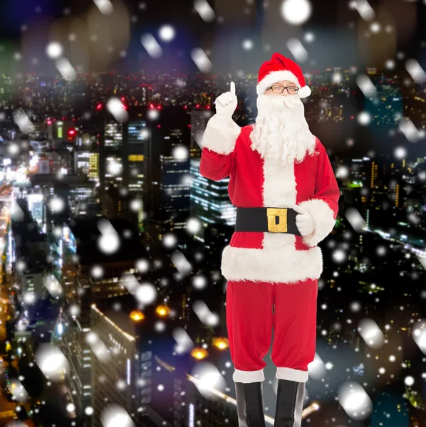 Man in costume of santa claus — Stock Photo, Image