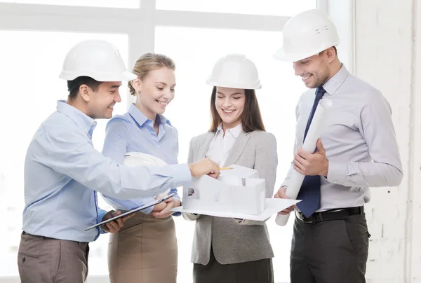 Happy business team in office — Stock Photo, Image