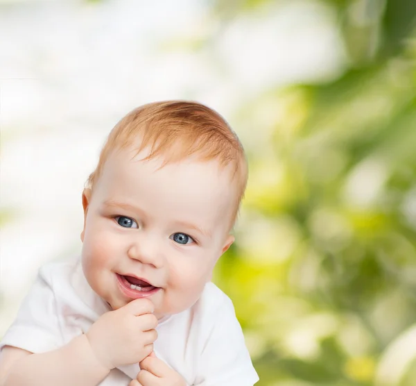 Leende liten baby — Stockfoto