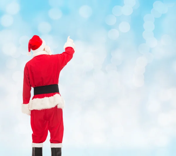 Uomo in costume di Babbo Natale — Foto Stock