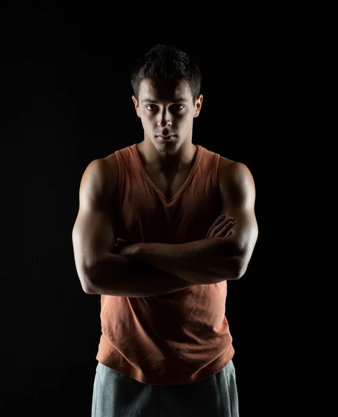 Giovane bodybuilder maschile — Foto Stock
