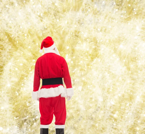 Man in costume of santa claus — Stock Photo, Image