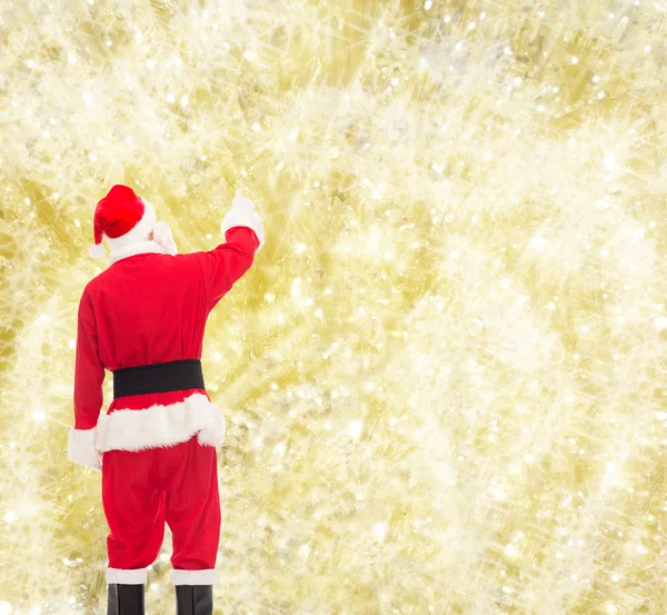 Uomo in costume di Babbo Natale — Foto Stock