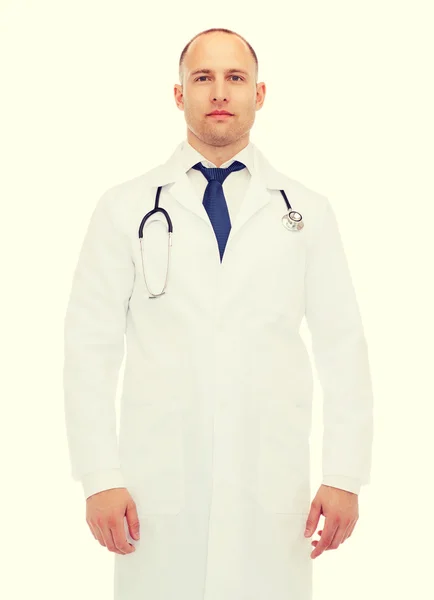 Male doctor with stethoscope — Stock Photo, Image