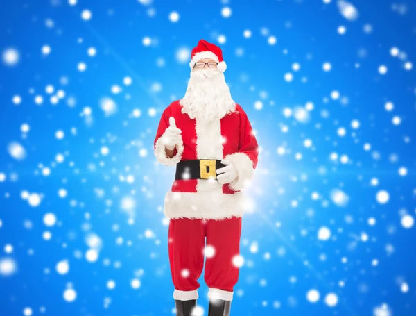 Man in costume of santa claus — Stock Photo, Image