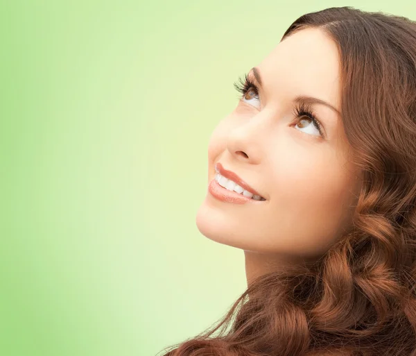 Beautiful young woman face — Stock Photo, Image