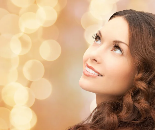 Beautiful young woman face — Stock Photo, Image