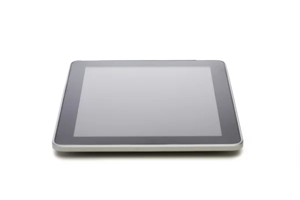 Black tablet pc computer with blank screen — Stock Photo, Image