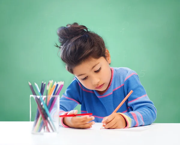 Menina desenho — Fotografia de Stock