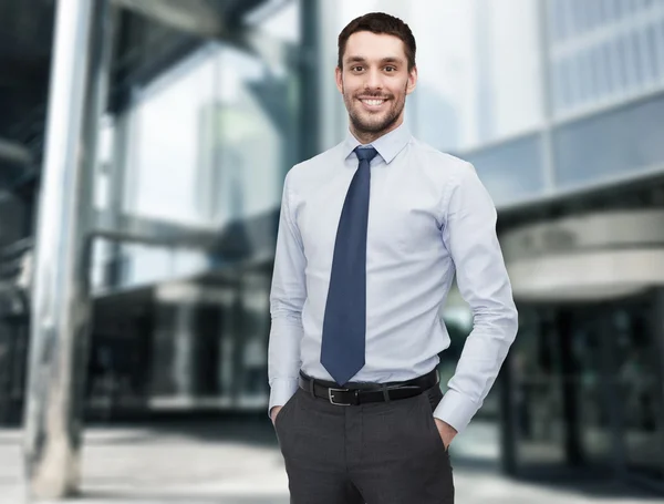 Schöner Geschäftsmann — Stockfoto