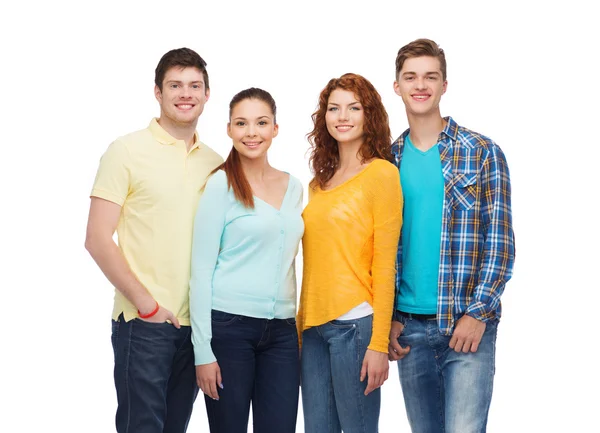 Group of smiling teenagers Stock Image