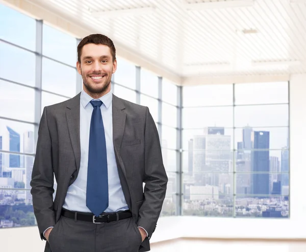 Happy young businessman — Stock Photo, Image