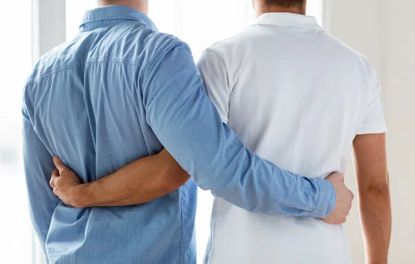 Male gay couple  hugging — Stock Photo, Image