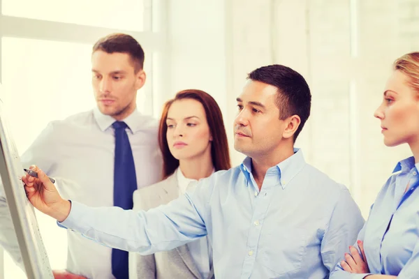 Equipe de negócios discutindo algo no escritório — Fotografia de Stock